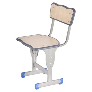 学习桌椅学校课桌椅小学生课凳学生课椅可调节培训班学校靠背椅子
