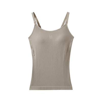 嫚熙无缝带胸垫哺乳吊带