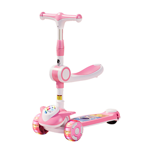 滑板车3到6岁三合一平衡车可坐儿童礼物女孩宝宝滑滑车小孩玩具车