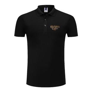 博德之门3 Baldur's Gate III游戏周边POLO衫男女带领有领短袖t恤