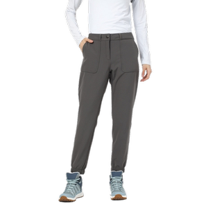 迪卡侬 加绒裤子女束脚休闲裤运动裤工装裤秋季保暖运动长裤 ODD