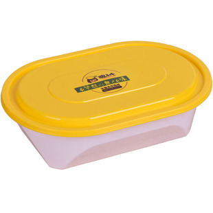 水果捞打包盒专用一斤1000ml炒面米饭一次性椭圆形加厚棒棒可定制