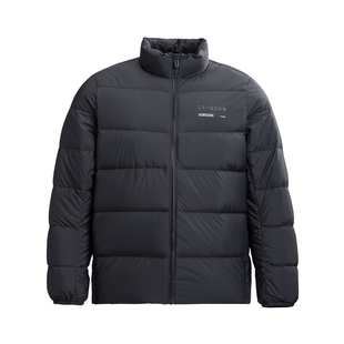 李宁短款羽绒服男士蓬松柔软2026冬季新款休闲保暖加厚运动服外套