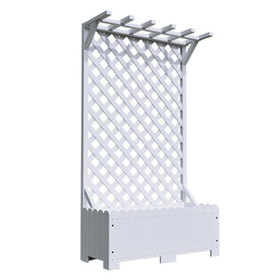 防腐木花箱栅栏隔断围栏花盆户外庭院阳台花园专用种植箱爬藤花架