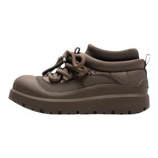 多嘴驴Donkey棕色面包棉鞋女冬季加绒防水厚底雪地靴保暖加厚短靴