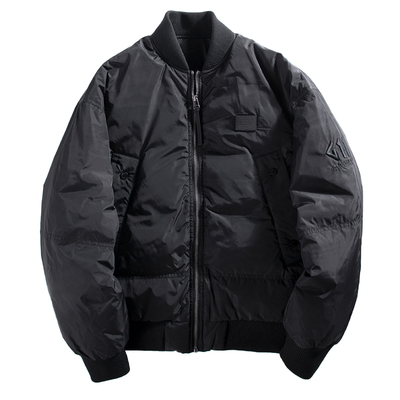 美式高街立领90白鸭绒羽绒服耐穿