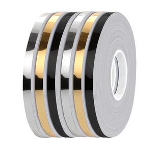 墙布美缝条接缝条背景墙装饰条压边条墙纸自粘亮金条边框装饰线条