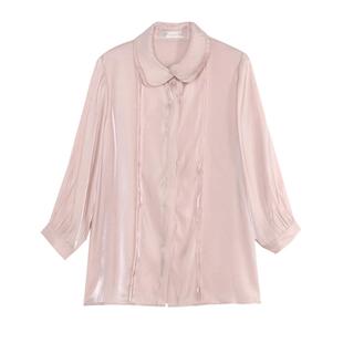 上班族孕妇通勤职业装春夏季衬衫孕妇装春装2026新款衬衣纯棉上衣