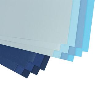 A4a3蓝色卡纸幼儿园手工硬卡纸美术绘画莫兰迪色A1A2环创背景纸宝蓝雾霾蓝折剪纸250g天蓝珠光普鲁士蓝彩色纸