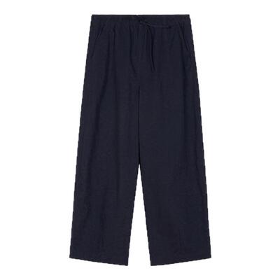 kleeklee环保棉水洗棉布九分锥裤