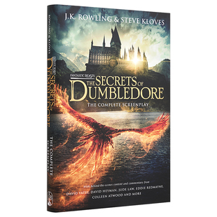 预售 神奇动物在哪里3 电影剧本书 精装 邓布利多之谜 英文原版 Fantastic Beasts 3 The Secrets of Dumbledore JK罗琳 哈利波特