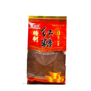 星冠园红糖粉云南传统老红糖甘蔗熬制400g袋装商用批发家用红糖粉