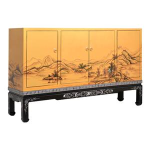 中式餐边柜餐厅茶水柜实木玄关柜