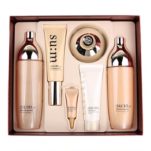 韩国苏秘sum37度爽肤水乳液面霜洗面奶精华套盒两件套装补水亮肤