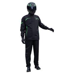 黑科技防特大暴雨摩托车雨衣套装