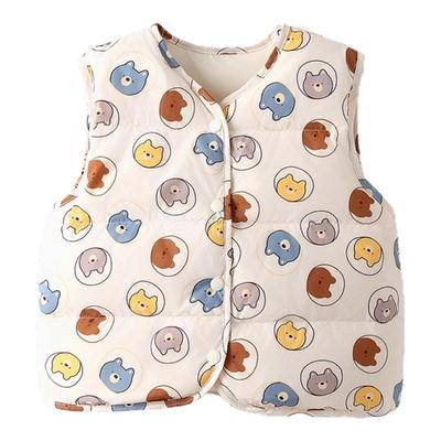 雅鹿A类安心绒婴儿宝宝羽绒背心