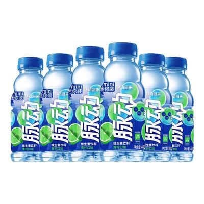 脉动迷你便携小瓶装400ml*6瓶青柠味桃子味
