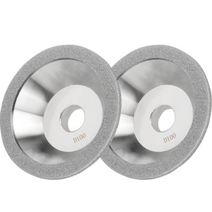 zoto钻石碗型砂轮 金刚石合金钨钢铣刀万能磨刀机研磨机机器配件