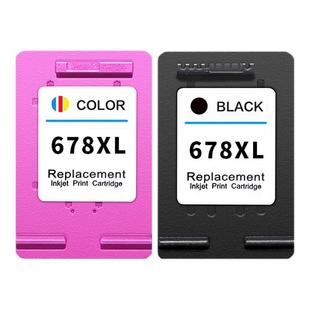 变彩678墨盒适用于惠普4518黑彩喷墨打印机 可加墨 678xxl 大容量( HP Deskjet 4518机型)