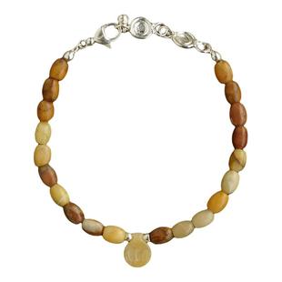 SALE E PEPE 黄澳宝黄玉酒壶串珠手链 黑云母红卵石原创设计默叙