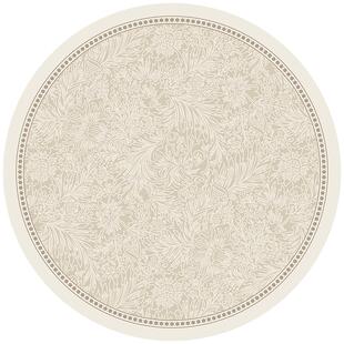 范居态度米雅法式皮革圆桌桌垫防水防烫防油免洗高级感圆形茶几垫