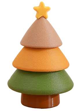 圣诞树餐桌高级感摆件创意