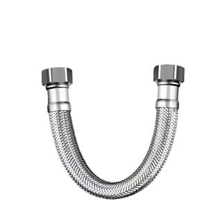 304不锈钢进水软管4分水龙头金属热水管热水器马桶冷热防爆编织