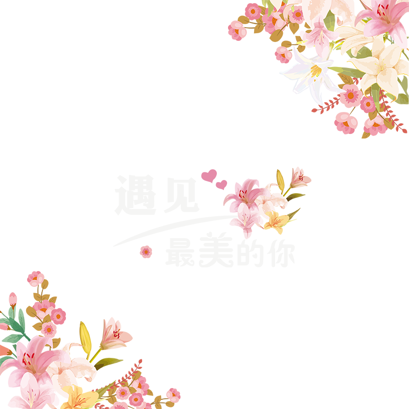 春天女装店橱窗贴纸创意春季鲜花植物服装店铺静电贴窗花玻璃贴纸