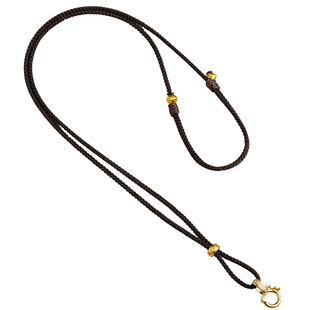 万能卡扣吊坠黄金挂件绳棉线绳项链绳挂绳手工编织玉佩玉坠挂绳