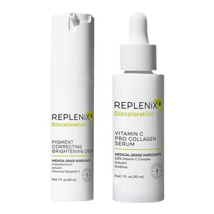 TOPIX Replenix维C精华液20%VC亮白乳面霜修复精华乳去黄改善暗沉