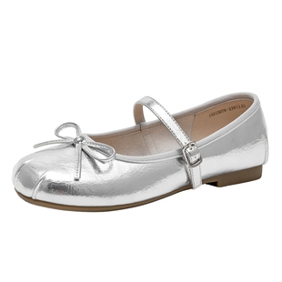 戈美其女鞋玛丽珍鞋女2025新款秋季法式配裙子时尚平底鞋一字带鞋