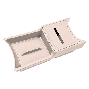 适用于理想i8/i6中控下储物盒TPE双层分区收纳盒车内装饰配件用品