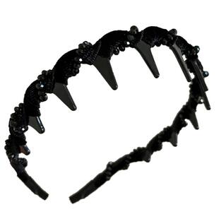 2025新款蓬松带齿梳发箍女头箍压发卡发捆头饰发旅秋冬高颅顶发夹