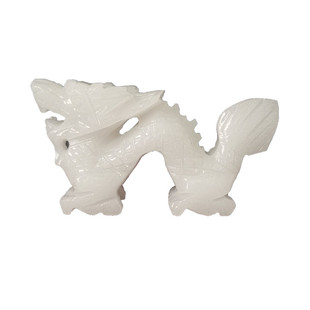 手把件玉石头十二生肖小动物鼠小摆件全套白色玉石把件礼物工艺品