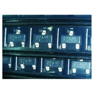 MMBZ27VALT1G/拍一发十TVS 22V 27Vbr 40Vc/SOT-23/丝印:27A