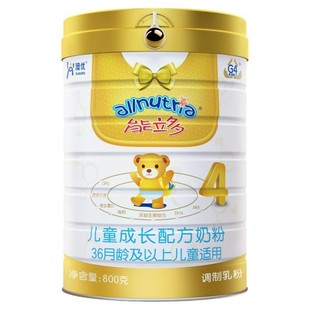 澳优能立多儿童成长营养牛奶粉3岁以上4段800g*6能力多官方旗舰店