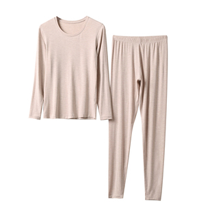 10A抗菌 190g 女士轻暖肌底衣 保暖内衣套装 秋衣秋裤 秋冬款女装