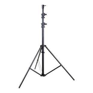 Meking美铿MZ系列灯架三脚架户外支架4.8米蝴蝶式夹片带气垫缓冲可升降便携伸缩双头接口摄影闪光补光灯直播