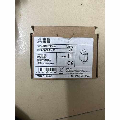 询价熔断器OFAF000AM80，未上机未使用。8