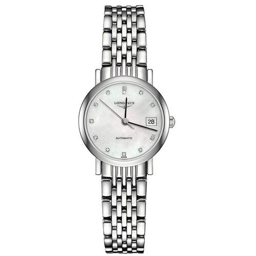 Longines浪琴正品手表女 博雅系列镶钻自动机械女表L4.309.4.87.6