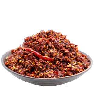 云南德宏盈江火烧辣子秘制蒜香酱爆辣子火辣魔鬼辣400克装包邮