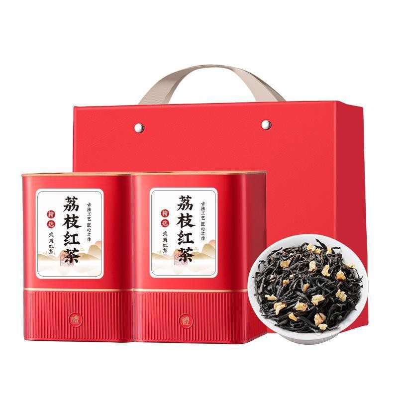 荔枝红茶武夷山特级茶叶罐装包邮