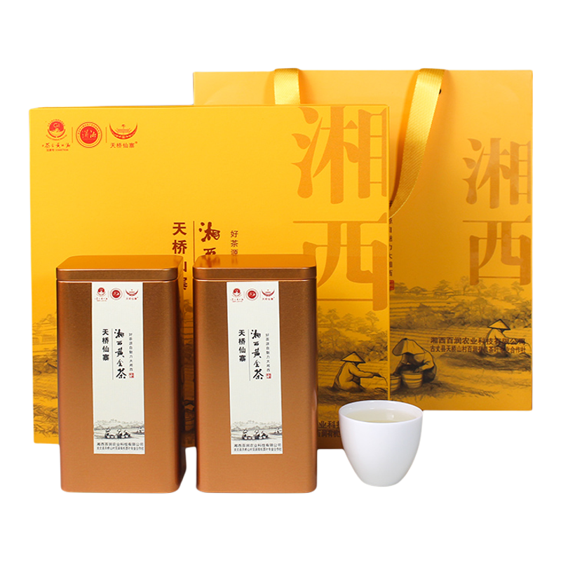 高山生态茶园湘西黄金茶天桥仙寨
