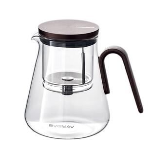 英国宝威玛泡茶壶家用茶具茶水分离滤高档烧水壶玻璃飘逸杯茶壶
