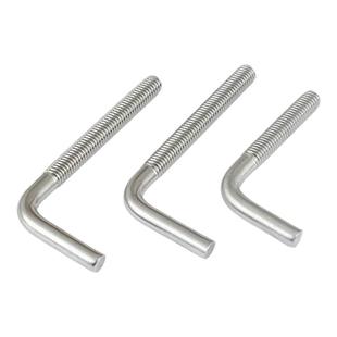 304不锈钢7字型螺丝直角螺钉 L型螺杆七字地脚螺栓M4M5M6M8M10M12