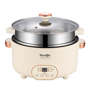 110v电煮锅出口小家电电火锅电炒锅旅行锅多功能美国日本台湾家用