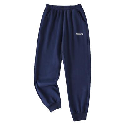 蘑菇兔胖男童薄绒裤子秋冬卫裤