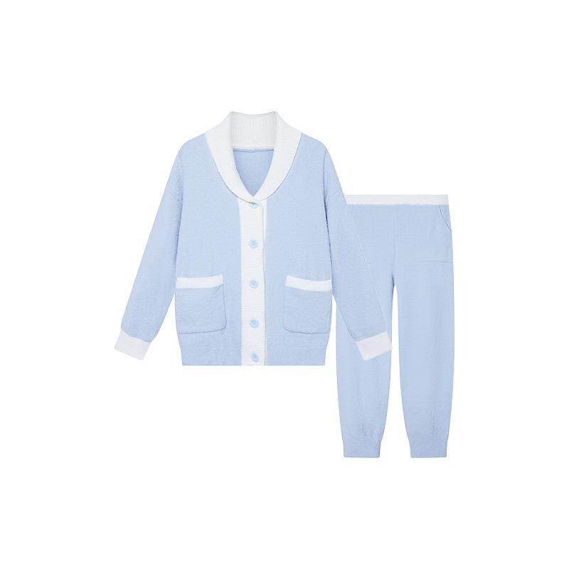 ubras泡泡绒加厚保暖孕妇家居服