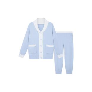 ubras孕妇家居服秋冬孕期哺乳睡衣套装产妇产后保暖加厚月子服