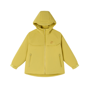 MQD童装男童中长款羽绒服户外三防白鸭绒外套25年新款儿童防寒服